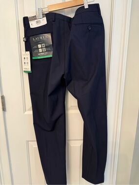 NWT Lauren Ralph Lauren Men's Navy Classic Dress Pants